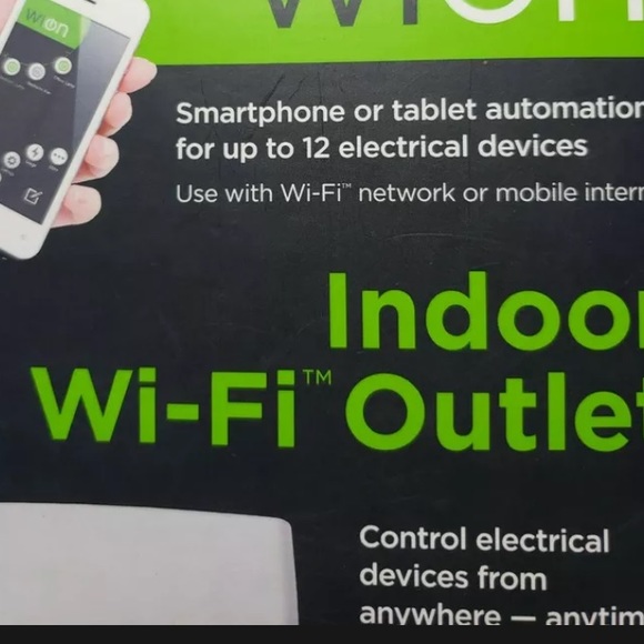 NEW WiOn 50050 Indoor WiFi Plug Smarthome Grounded Outlet Remote Device Control - Picture 11 of 12